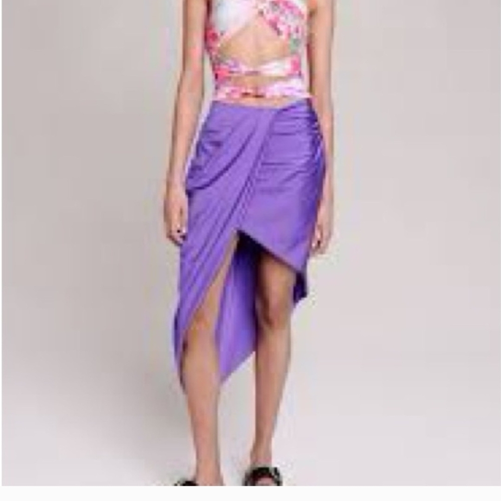 Elegant Purple Women's  Asymetrical